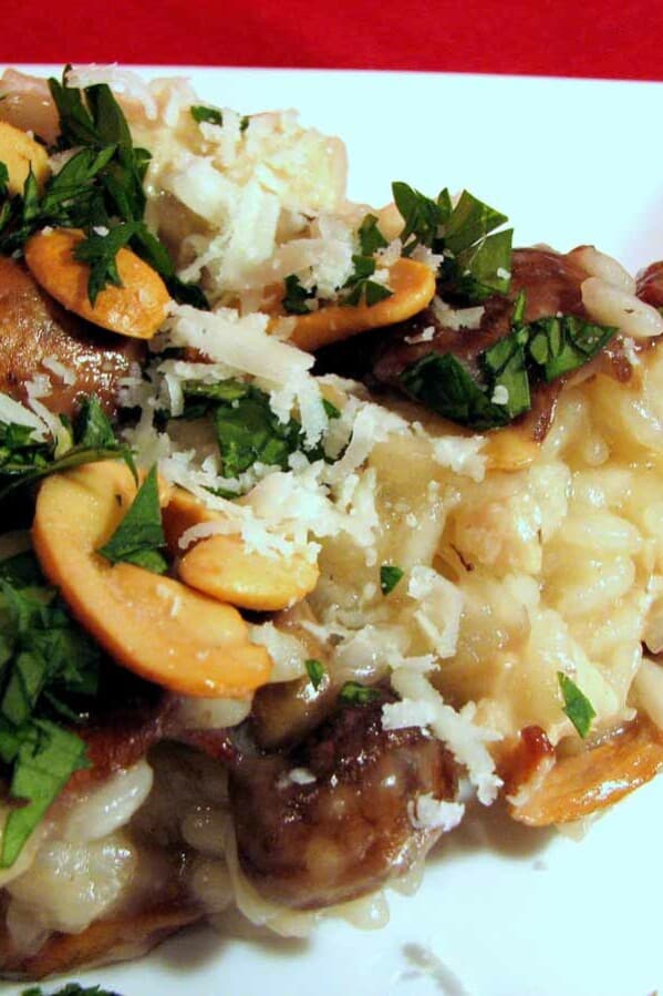 Chicken, Mushroom and Cashew Risotto