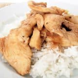 Chicken Saute with Caramelized Ginger Sauce