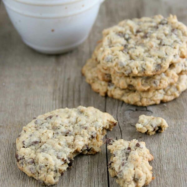 Chocolate Oatmeal Coconut Cookies