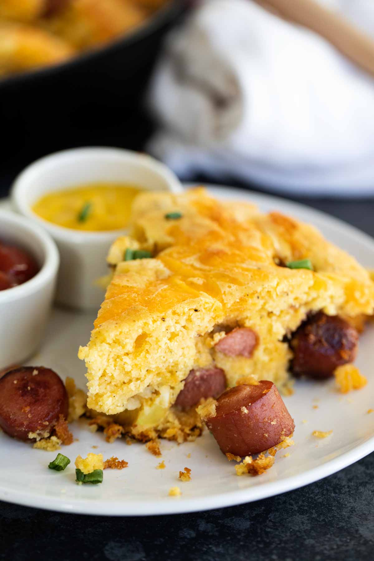 Corn Dog Casserole - Kid Friendly Recipe - Taste and Tell