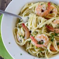 linguine with shrimp