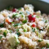 quinoa salad with vegetables