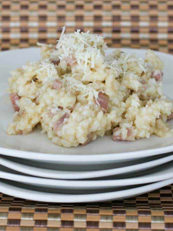 Risotto with Prosciutto, Butter and Parmigiano