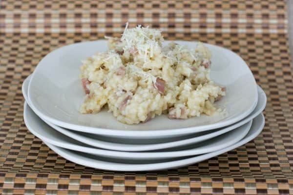 Risotto with Prosciutto, Butter and Parmigiano