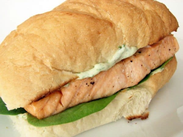 Salmon Sandwiches