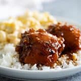 Shoyu Chicken over Rice