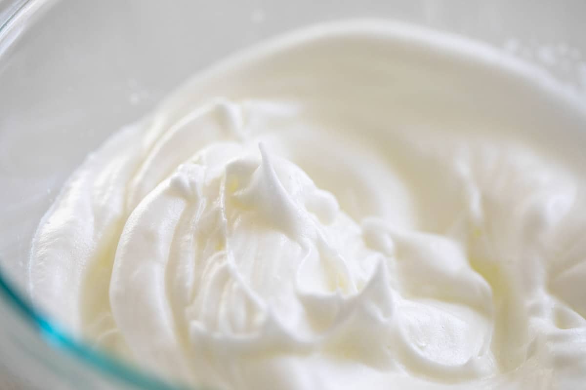 whipped egg whites