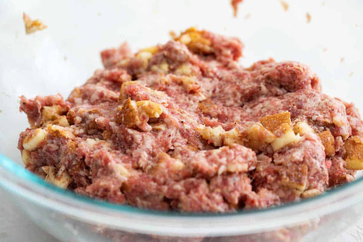 sausage meatball mixture