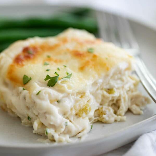 Chicken Lasagna with Alfredo Sauce