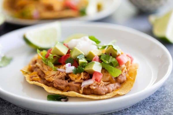 Chicken Tostadas