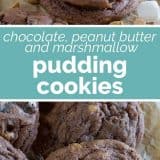 How to Make Chocolate, Peanut Butter and Marshmallow Pudding Cookies