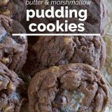 Chocolate, Peanut Butter and Marshmallow Pudding Cookies Recipe