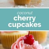 How to Make Coconut Cherry Cupcakes