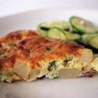 Frittata with Potato and Bacon