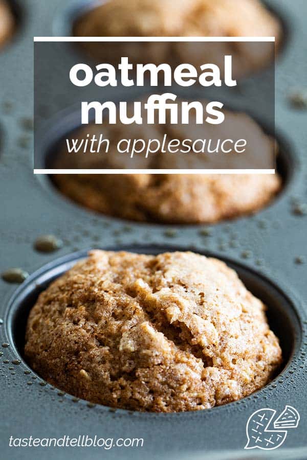 Oatmeal Muffins with Whole Wheat Flour Taste and Tell