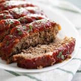 Traditional Meatloaf with Glaze