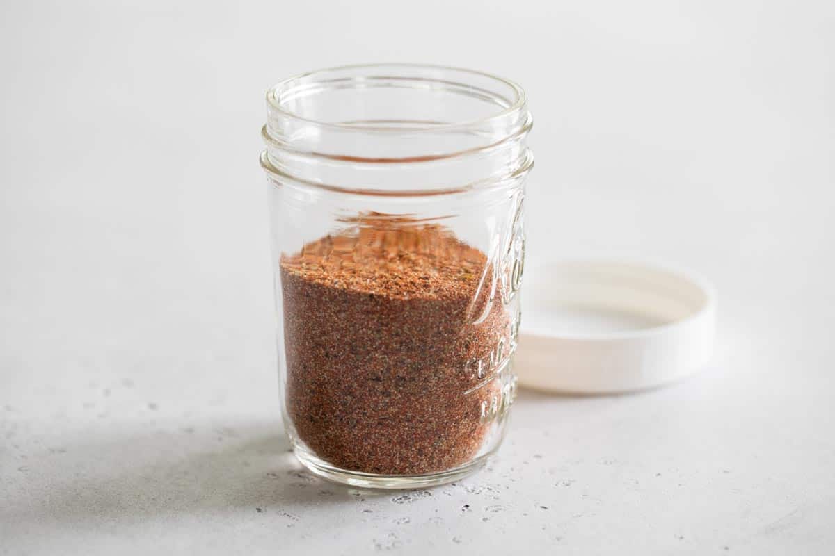 jar of homemade seasoning