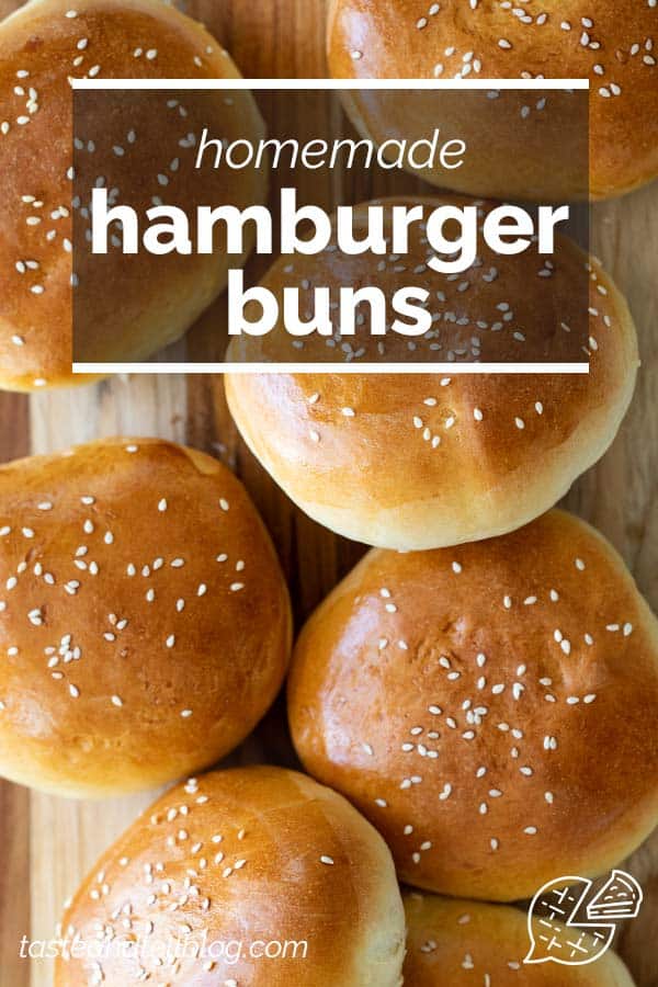 Homemade Hamburger Buns from Scratch Taste and Tell