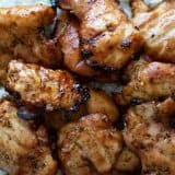 close up of grilled Huli Huli Chicken