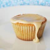 brown sugar pound cake cupcake with brown butter icing