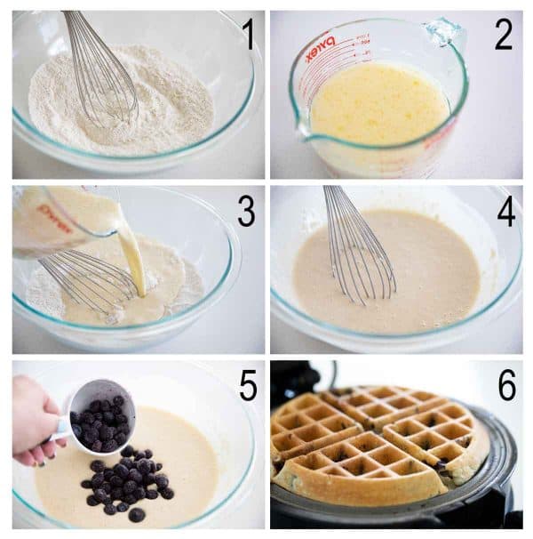 Homemade Blueberry Waffles Recipe Taste and Tell