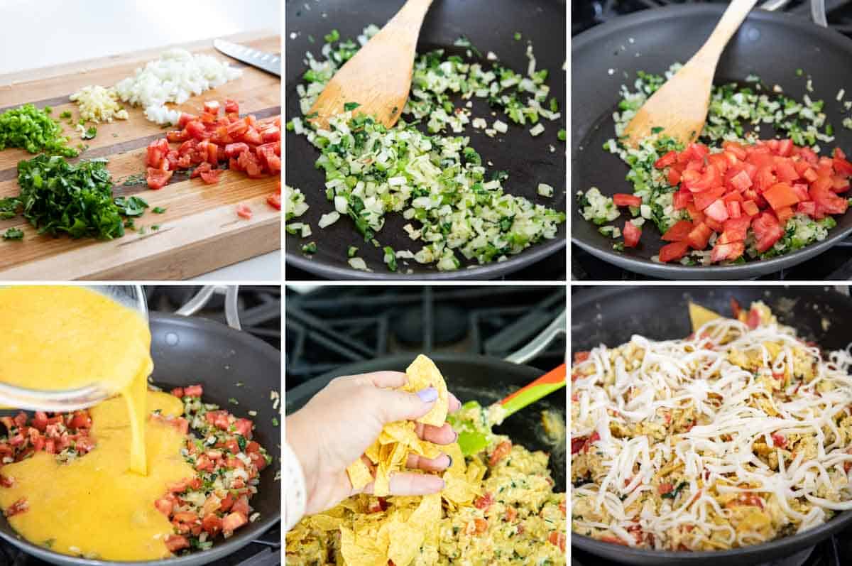 steps to make easy migas recipe