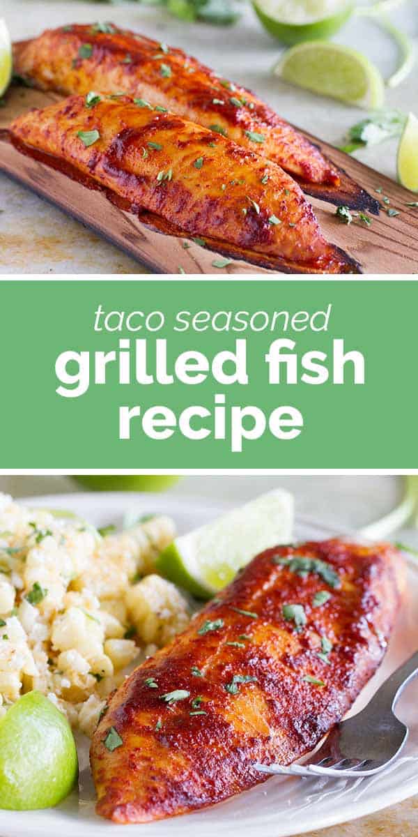 Taco Seasoned Grilled Fish Recipe Taste and Tell