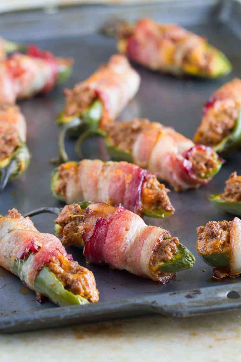 Bacon Wrapped Jalapeno Poppers