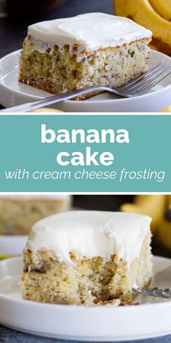 Banana Cake with Cream Cheese Frosting Taste and Tell