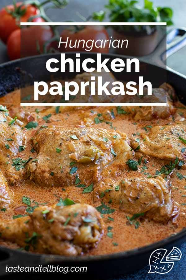 chicken paprikash with text overlay