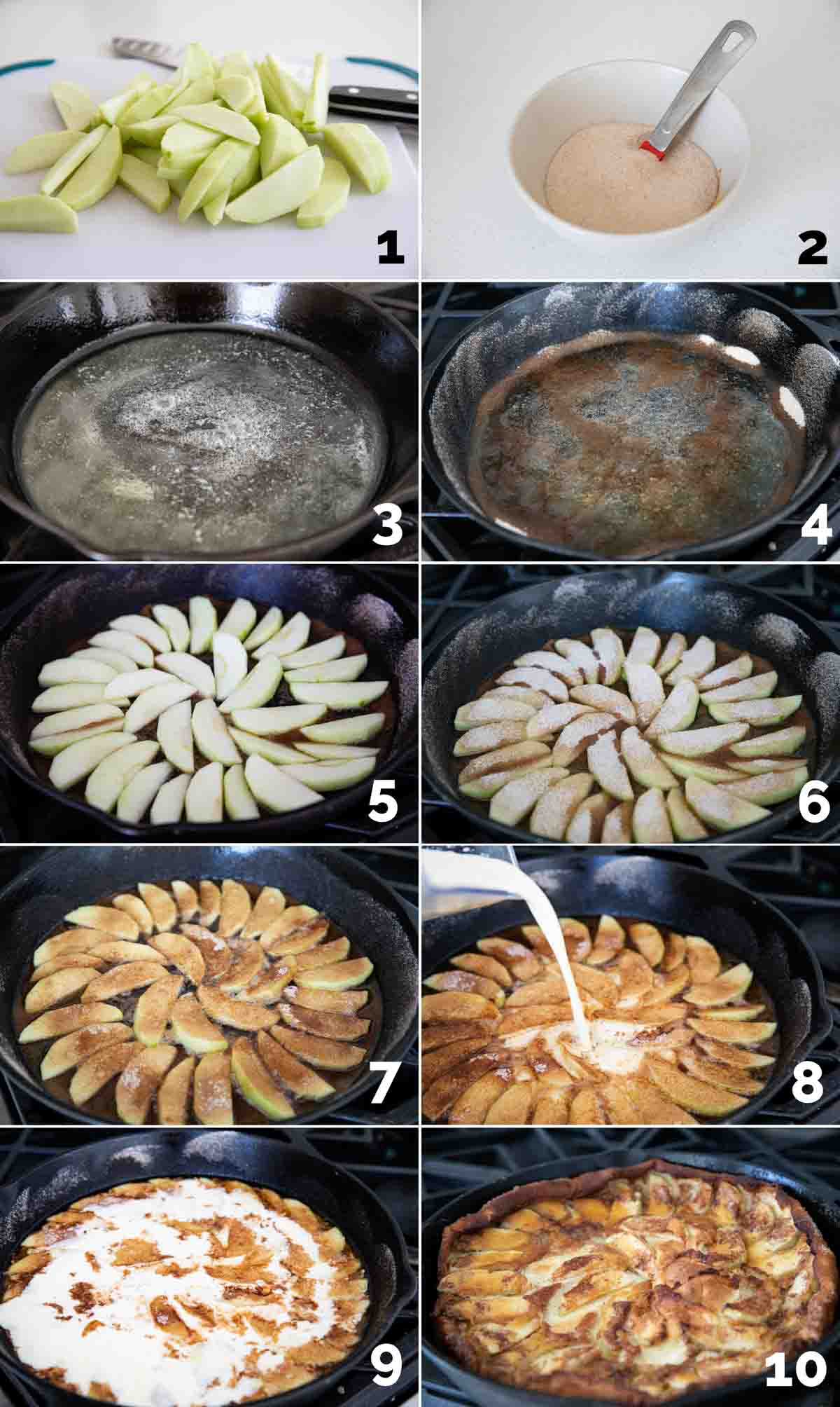 German Apple Pancake Recipe {Apple Oven Pancake}