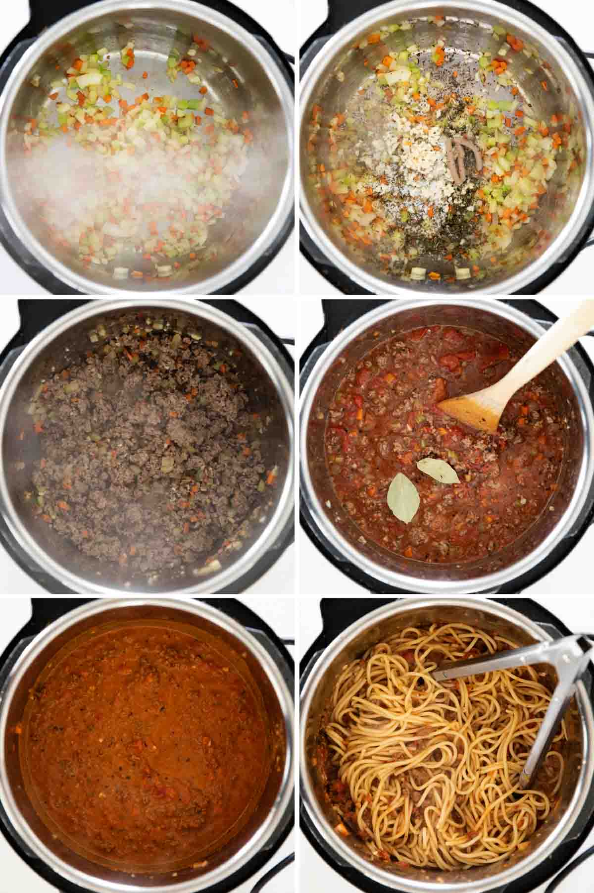 steps to make Instant Pot Bolognese Recipe