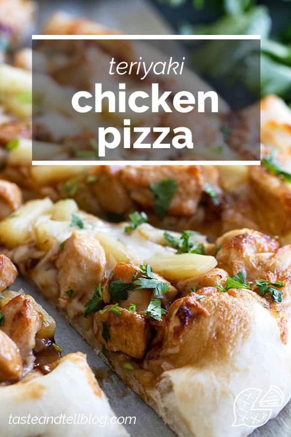 Homemade Teriyaki Chicken Pizza Recipe Taste and Tell