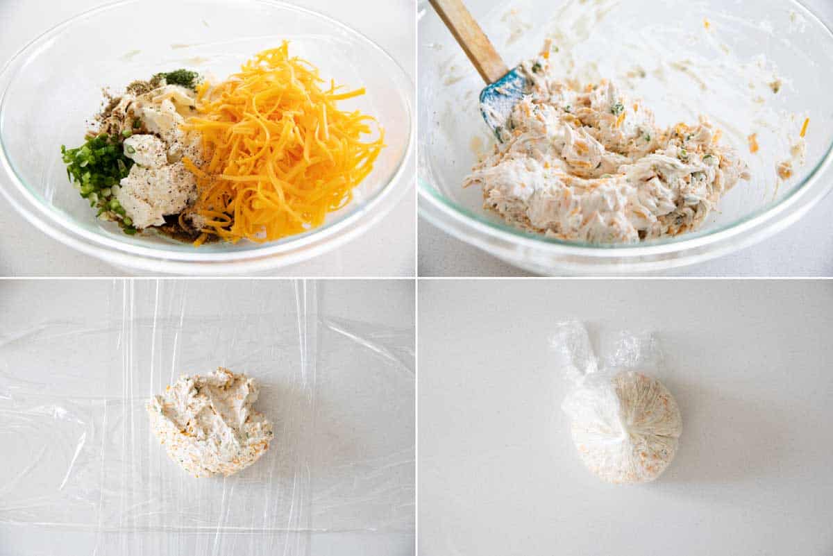 steps to make a cheese ball