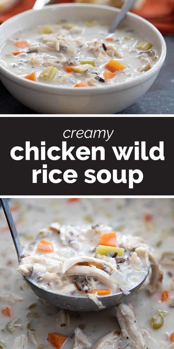 Chicken Wild Rice Soup - Slow Cooker - Taste and Tell