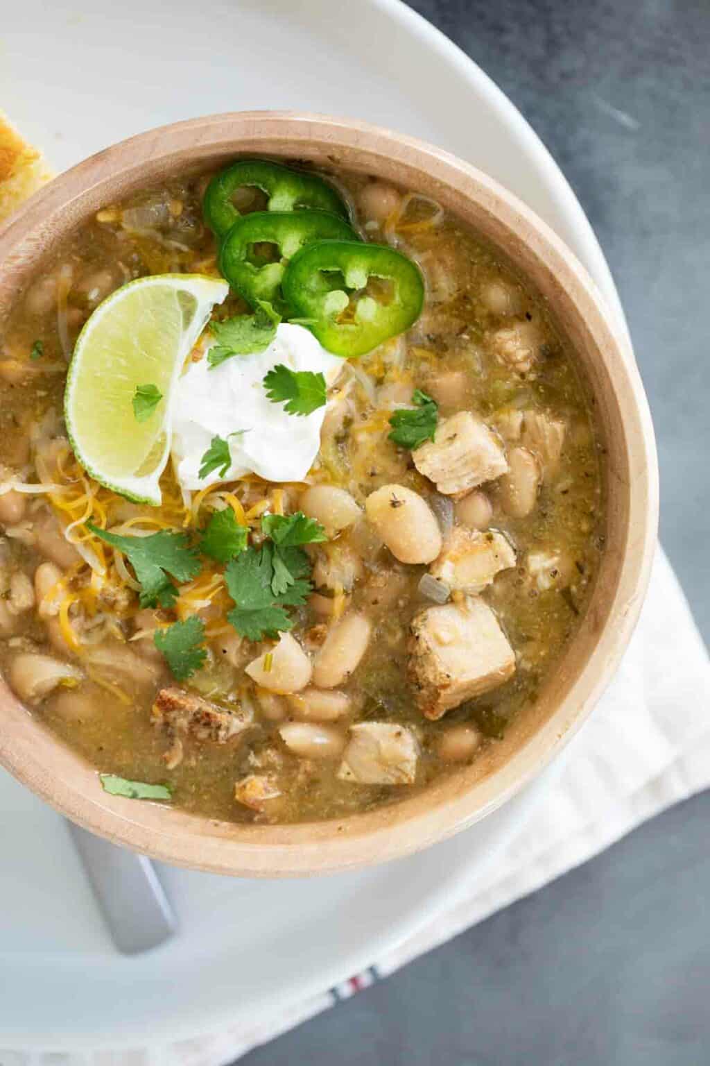 Slow Cooker White Turkey Chili Recipe Taste and Tell