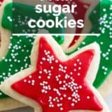 Best Sugar Cookie Recipe with Sugar Cookie Icing with Text Overlay