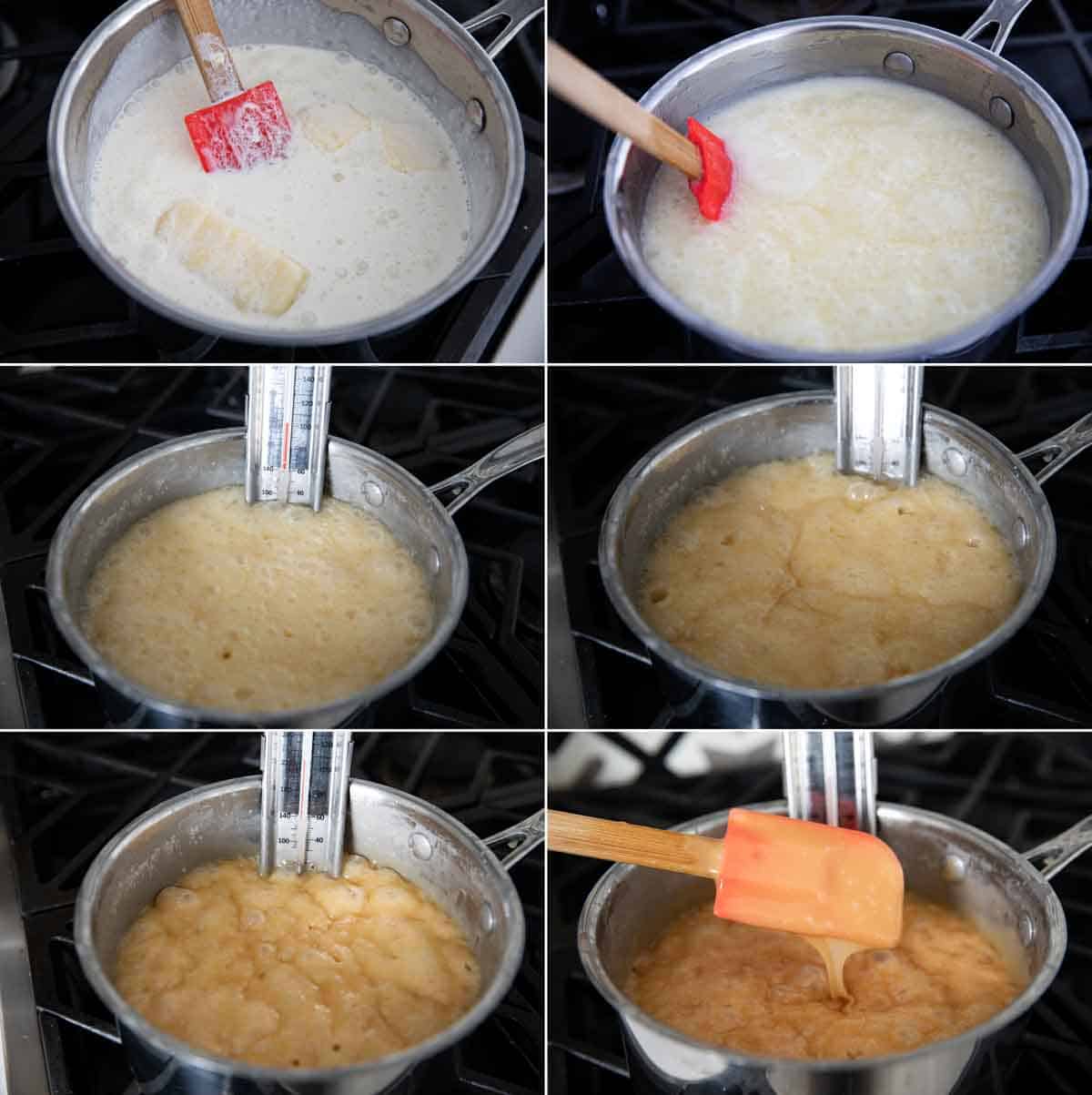 Steps to make caramel candy at home