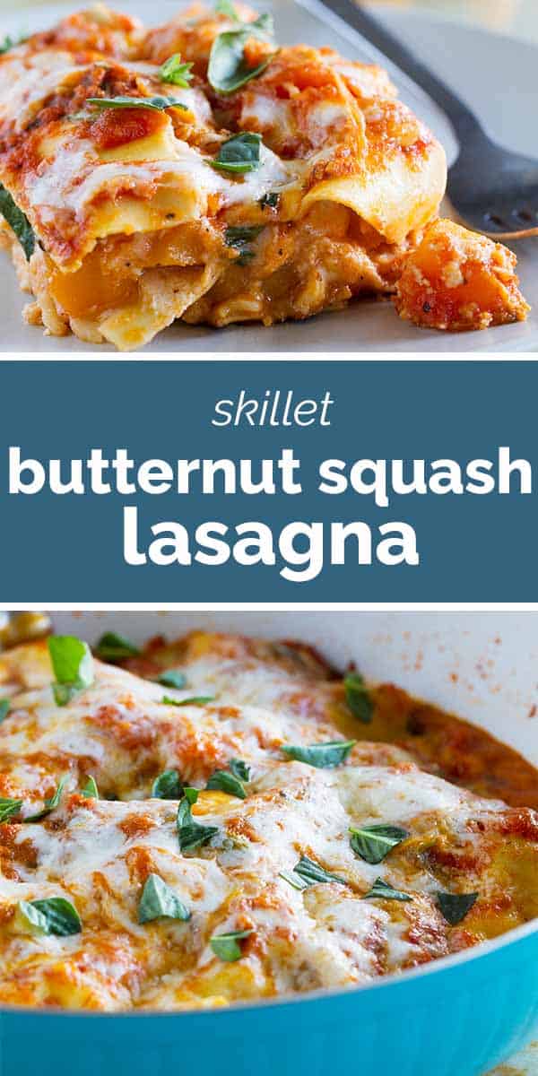 Skillet Butternut Squash Lasagna Recipe - Taste and Tell