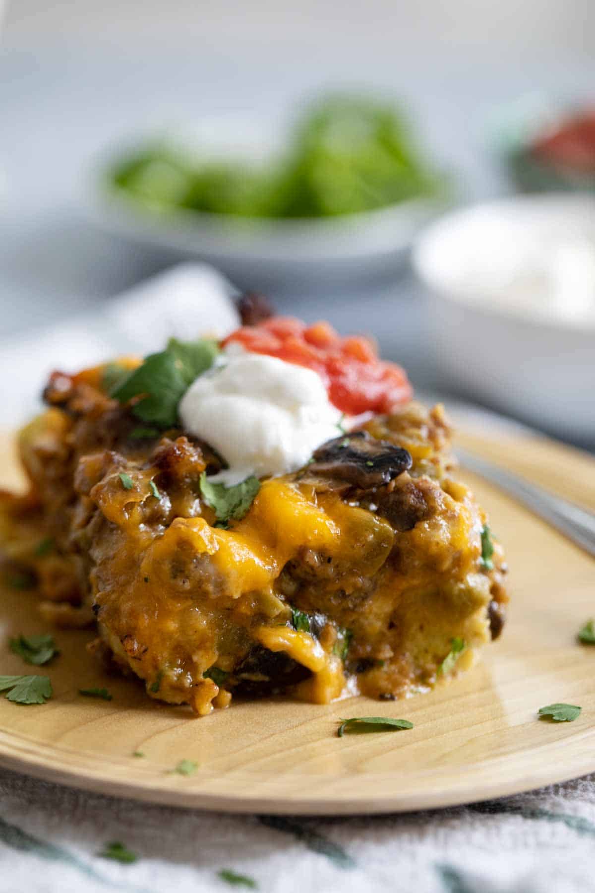 Overnight Sausage Breakfast Casserole - Taste and Tell