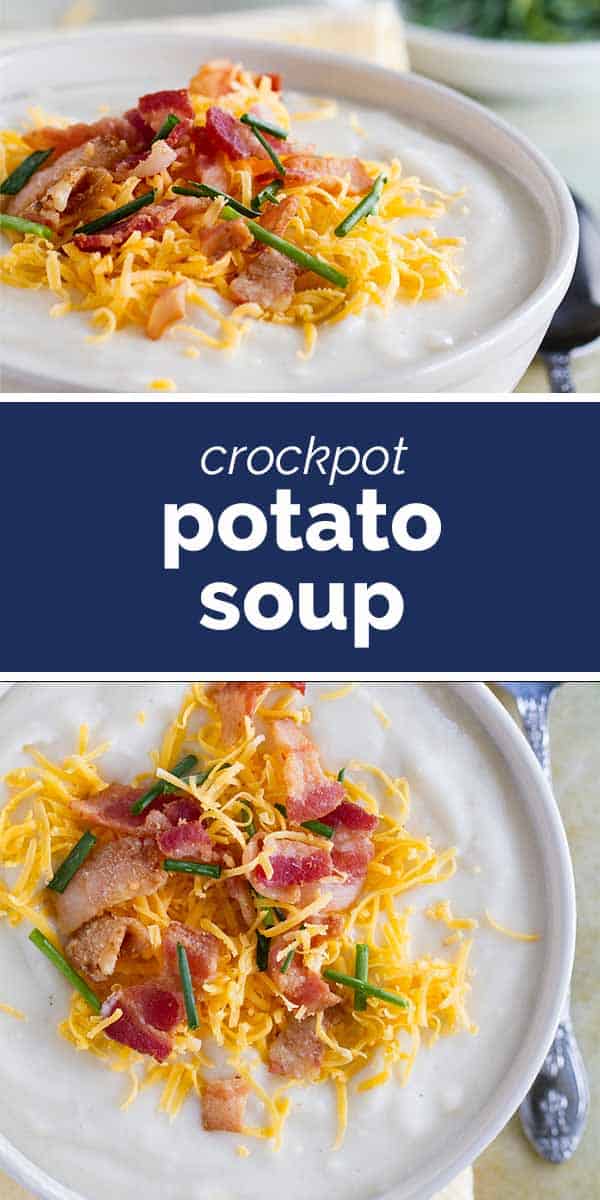 Crockpot Potato Soup - Crockpot Potato Soup - Taste and Tell