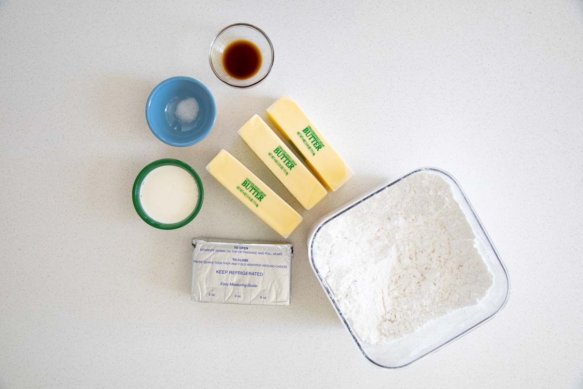 ingredients for cream cheese frosting