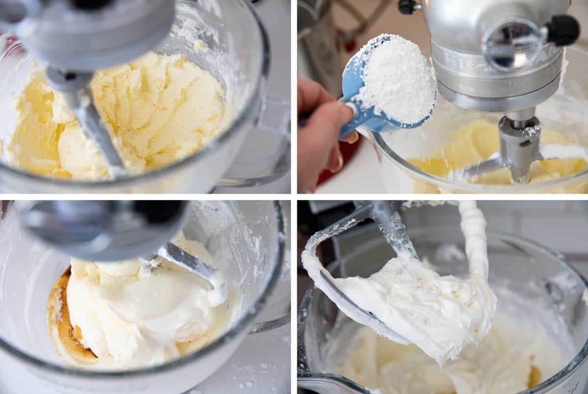 steps for making cream cheese frosting