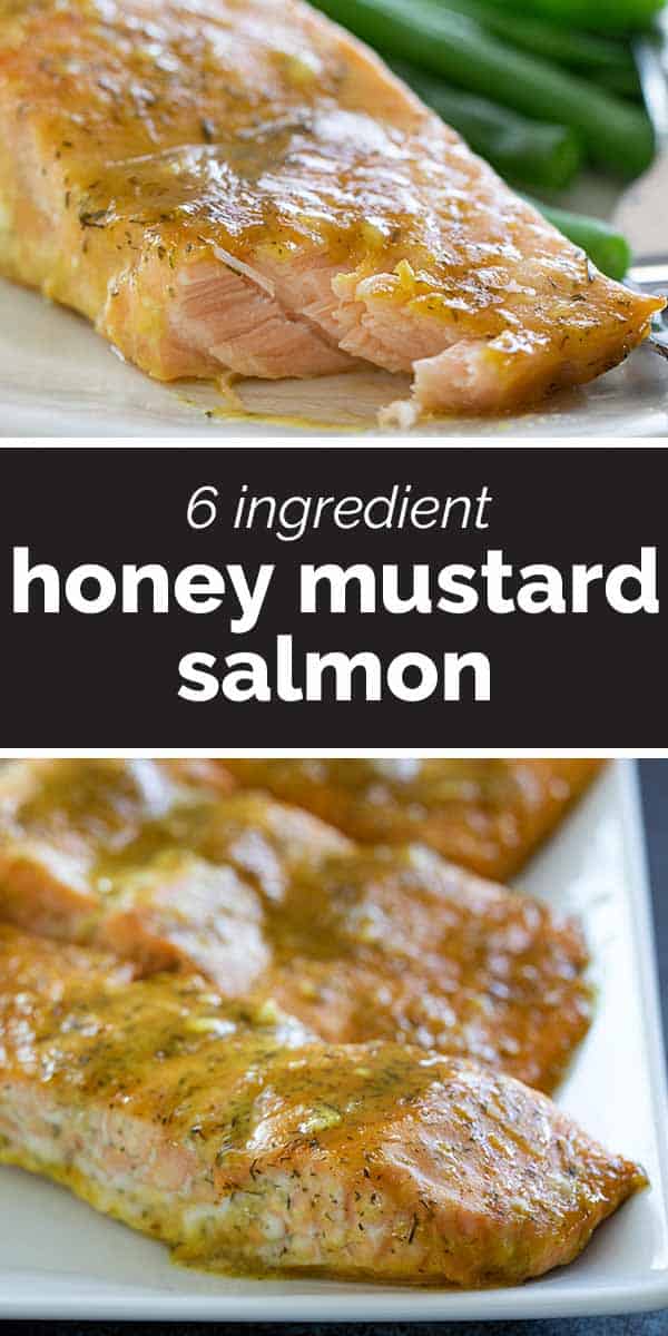 6 Ingredient Honey Mustard Salmon Recipe - Taste and Tell