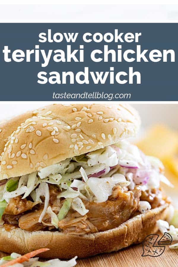 Slow Cooker Teriyaki Chicken Sandwiches Taste and Tell