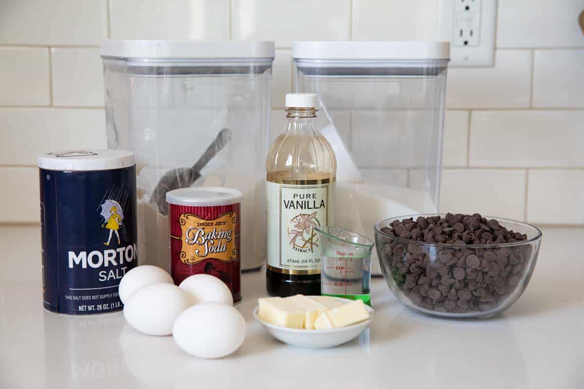 ingredients to make brownies