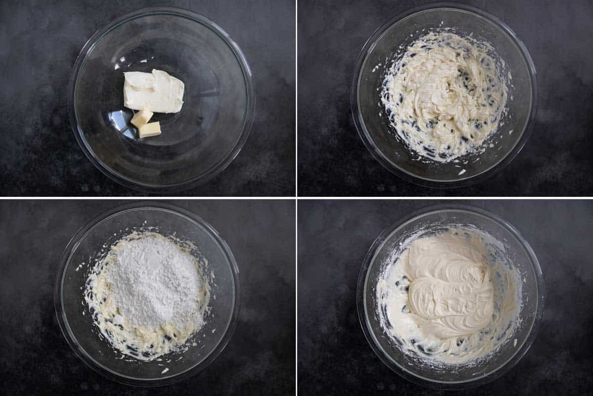 steps to make cream cheese frosting