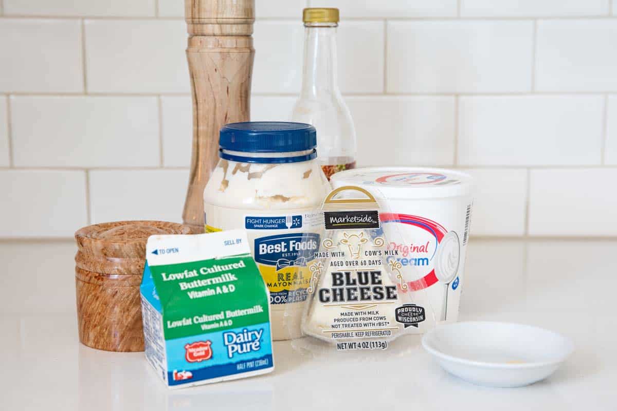 ingredients for blue cheese dressing