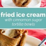 fried ice cream with text in the middle