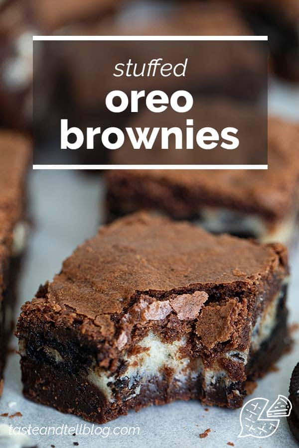Rich and Fudgy Oreo Brownies Taste and Tell